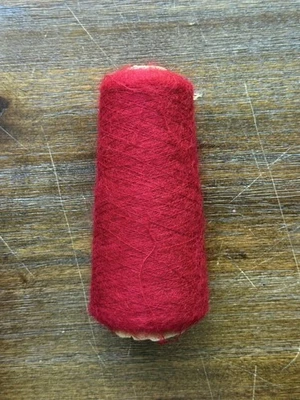 55% Kid Mohair 15% Wool 30% Nylon Yarn 1/13nm Cone Japan SAWADA DANDE - Image 1 of 4
