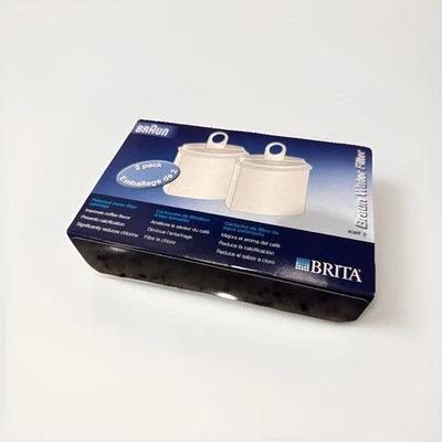 Filtro de agua para cafetera Braun Brita, paquete de 2 KFT16 KWF2 Foto 1 de 4