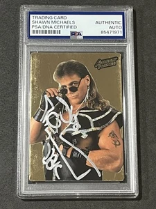 SHAWN MICHAELS 1994 ACTION PACKED GOLD WWF SIGNED AUTOGRAPHED CARD PSA/DNA - Picture 1 of 2