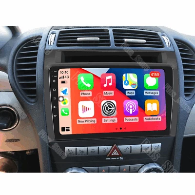 4+64G Autoradio Android 14 Carplay Für Mercedes SLK R171 2004-2011 GPS Navi DSP - Bild 1 von 4