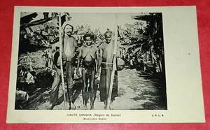 CPA Congo - HAUTE SANGHA - Musiciens Bayas - Imagen 1 de 2