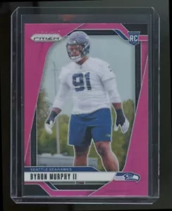 BYRON MURPHY II 2024 Panini Prizm Seahawks SP Pink Prizm Rookie Card #317 - Picture 1 of 2