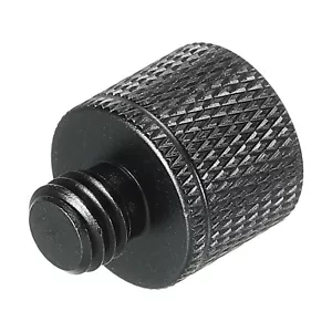 Adattatore supporto microfono 1/4 femmina a M8 maschio fotocamera filettatura adattatore nero - Foto 1 di 6
