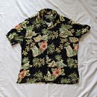 Batik Bay Hawaiian Shirt Tropical All Over Print Mens Size XXL 2XL Easy Care