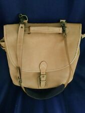 Vintage TERRITORY AHEAD Light Brown Nubuck Leather Messenger/School Bag