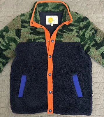 BODEN Boys Cosy And Soft Borg Chuck-on Jacket Multicoloured Age 9-10 RRP £42 - Image 1 of 4