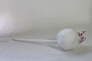 Cat Lady (nuevo) PLUMA DE GATO BOLA DE NIEVE ESPONJOSA - Imagen 1 de 2