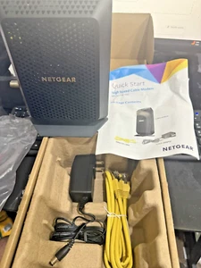 NETGEAR CM700 Cable Modem - Tested & Working -Spectrum Cox Comcast Gig Modem 3.0 - Picture 1 of 2
