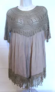 Selfie Couture by Treadology Damen Boho Bluse mit großen Fransen - Bild 1 von 6