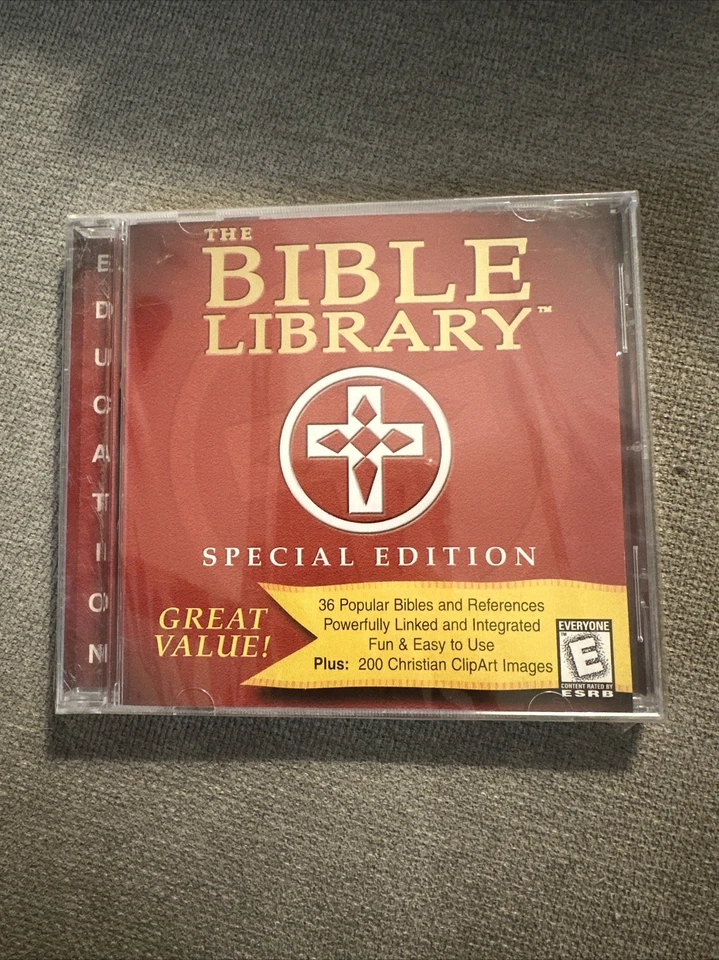 Bible Library Special Edition CD-ROM 36 Popular Bibles References 200 ClipArt - Image 1 of 2