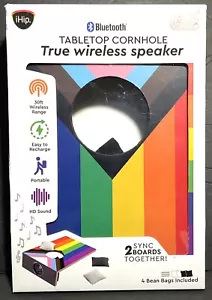iHip Bluetooth Tabletop Cornhole True Wireless Speaker - New in Original Box - Picture 1 of 3