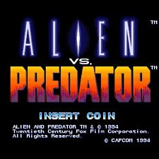Used Alien Vs. Predator Arcade Game Cartridge Type CPS-2 Capcom Fighting Action