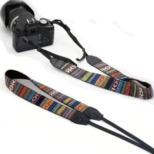 Vintage DSLR SLR Camera Shoulder Neck Strap Belt for Sony Canon Nikon Pentax UK - Picture 1 of 4