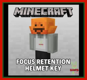 Minecraft Focus Retention Helmet Key Java/Bedrock - Picture 1 of 1
