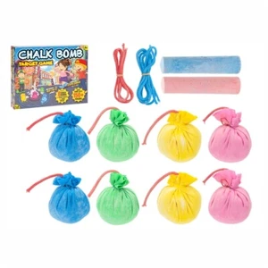 Chalk Bomb Target Game for kids 6+ Vibrant Explosive Colours Bomb Upto 4 Players - Picture 1 of 2