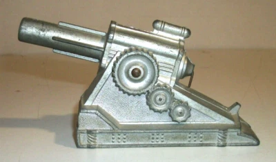 ¿BARCLAY VINTAGE? MANOIL? Obús pistola costera cañón pieza de artillería TOY LEAD Foto 1 de 4