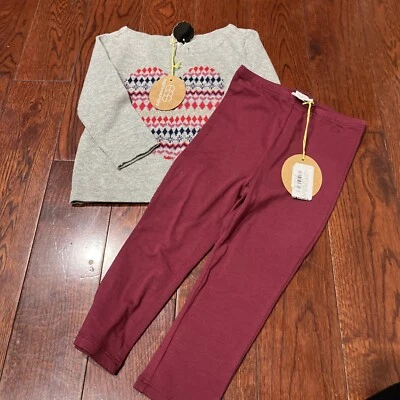 Nuevo Precioso Huevo Por Susan Lazar Niña Conjunto De Dos Piezas Talla 18 Meses Foto 1 de 4