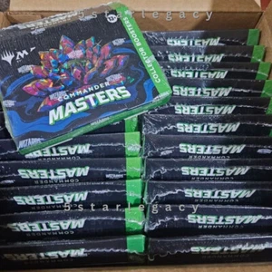 1 x MTG Commander Masters Collector Booster Box New Sealed 4 packs(60 Cards)/Box - Picture 1 of 8