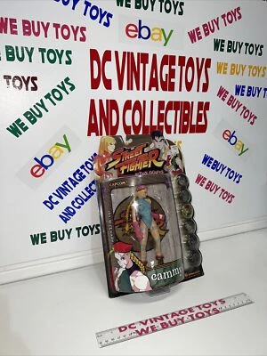 Figura de acción Resaurus Capcom Street Fighter CAMMY, ronda uno azul 🔥 Foto 1 de 4