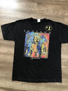 Excellent Condition! Santana Shaman T-Shirt 2002 Concert Tour Shirt Men’s size L - Picture 1 of 5