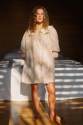 Vestido Christy Dawn The Nellie XS Granja a Armario Algodón Floral Pradera Volantes Foto 1 de 4