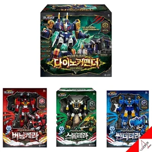 Set Miniforce Dinoid Warrior DINO COMMANDER + THUNDER TYRA STORM TERA BURNING KERA - Foto 1 di 24