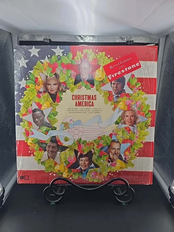 CHRISTMAS AMERICA 1973 Various LP CAPITOL Records Jacksonville Press EX/EX - Image 1 of 4