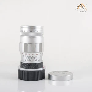 Leica Elmar M 90mm/F4.0 E39 Ver.II V2/ 3 Elements Silver Lens Yr.1965 #11567 - Picture 1 of 9