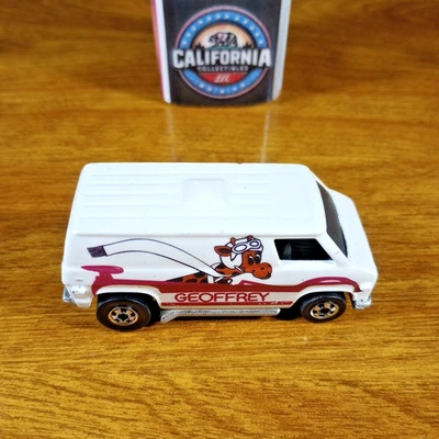 Super Van Geoffrey Toys R Us BW Blackwall blanco hecho a medida Hot Wheels vintage Foto 1 de 4