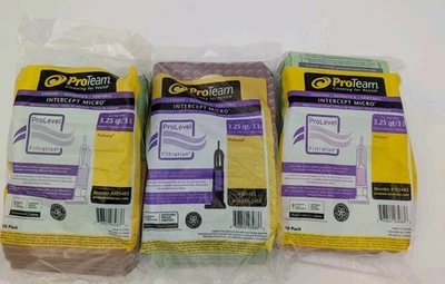 (30) ProTeam 103483 Upright Vacuum Bags ProForce ProCare Four Level Filtration - Image 1 of 3
