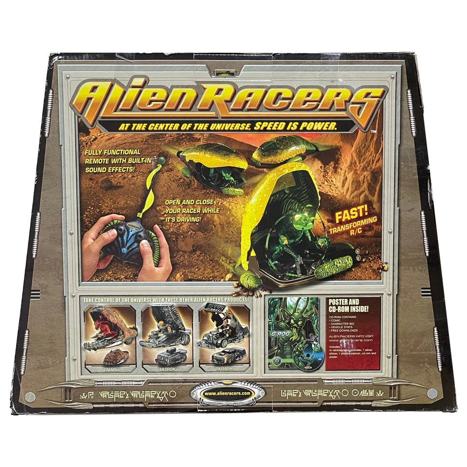 Alien Racers Grog Radio Control G'Rog RC with Poster & CD Rom by MGA with Bad - Image 1 of 2