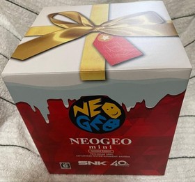 SNK Neo Geo Mini Christmas Limited Edition Console Red With Box New Unopened