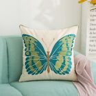 Nordic Throw Pillow for Case for Butterfly Embroidery Applique Decorative Cushio