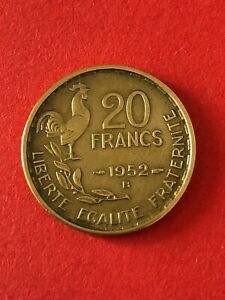 20 Francs Coq 1952B 4 Plumes