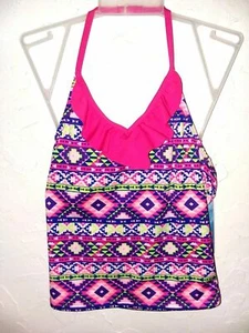 Tankini Swimsuit-GIRLS "XS(4-5)" Aztec-Multi-Color-2 Piece Premium Swimsuit - Picture 1 of 3