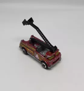 Vintage Matchbox - Bucket Fire Truck (red) MBFD - Made in China - 2001 - Picture 1 of 12