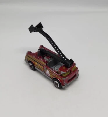 Vintage Matchbox - Bucket Fire Truck (red) MBFD - Made in China - 2001 - Image 1 of 4