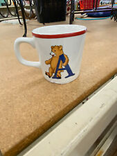 Alphabet Bears Child's Cream Colored Cup by Tiffany & Co. 1994. Made in Japan.f
