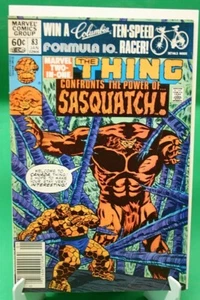 Marvel Two In One # 83 With The Thing and Sasquatch Jan 1982 - Picture 1 of 8