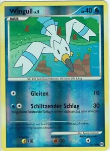 Pokemon Card Trading Platinum Arceus No. 80/99 Wingull Reverse Holo German - Picture 1 of 1
