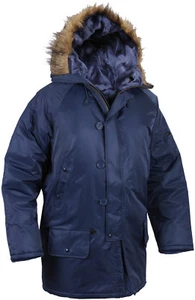 Cold Weather N-3B Military Snorkel Parka Jacket Long Insulated N3B Winter Coat - Picture 1 of 10
