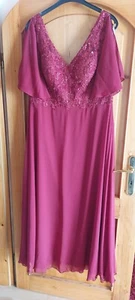 Abendkleid, Brautmutterkleid, langes Kleid, rot - Bild 1 von 5