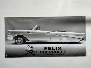 lowrider chevy bel air - 13 oz Banner 2ft x 4ft mancave shop garage - Picture 1 of 4