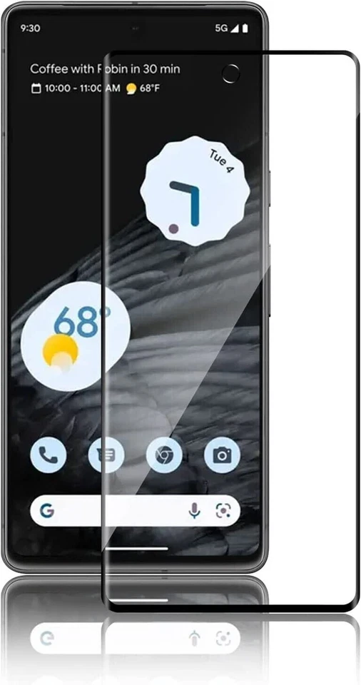 Protector de pantalla de vidrio templado cobertura completa para Google Pixel 7 Pro Foto 1 de 4
