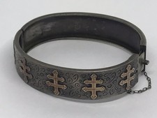 Tres Ancien Bracelet Argent Massif