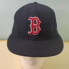Boston Red Sox Women's Size 7 1/8 New Era 59Fifty Glitter Cap Hat Flat Bill Navy