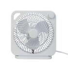 9 inch Box Indoor Comfort Personal AC Electric Fan, 3 Speeds, White