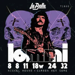 Cuerdas eléctricas La Bella Tony Iommi Signature Nickel Wound 8-32. T1832 - Imagen 1 de 3