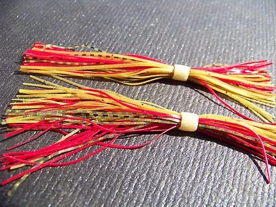 10 FALDAS DE SILICONA - SEÑUELOS PARA HACER PLANTILLAS SPINNER CHATTER BUZZ BAIT Color Silicona #18 Foto 1 de 2