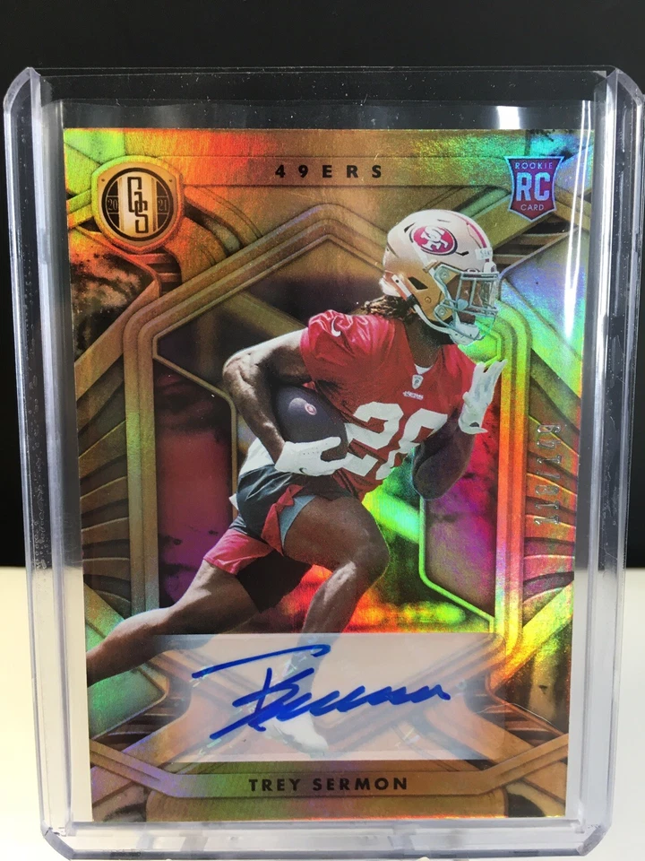 2021 Trey Sermon Panini Gold Standard Auto Rookie Card 118/149 49er's - Image 1 of 1